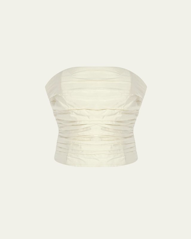 Lina Strapless Ruched Top